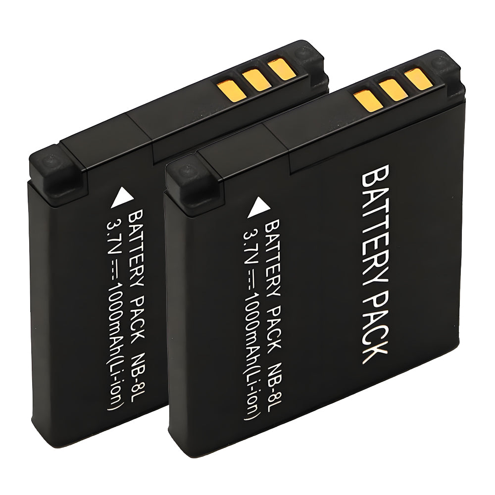 For Canon NB-8L Battery PowerShot A2200 A3000 IS 1000mAh Camera Batteries