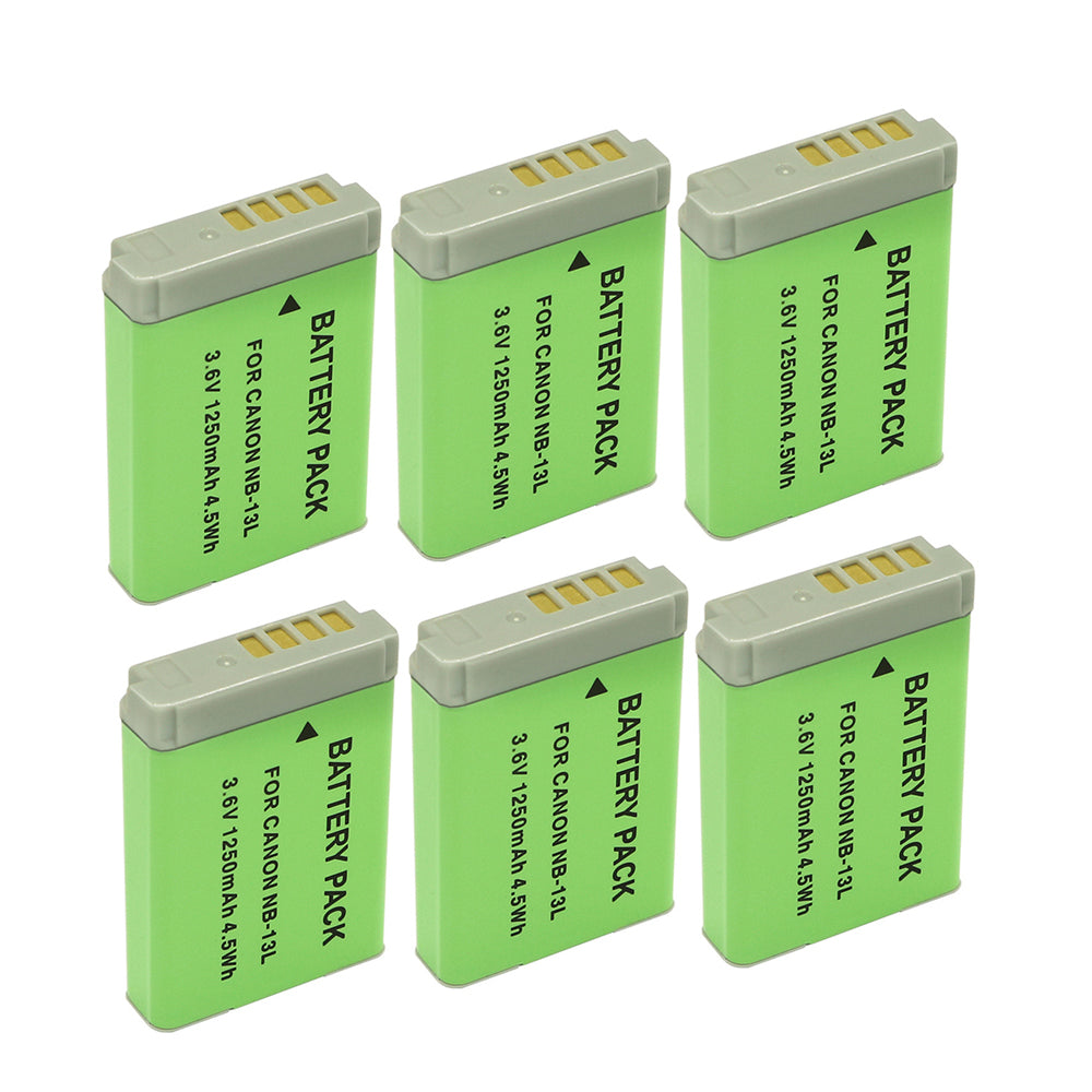 For Canon NB-13L NB13LH Battery PowerShot  G5 X G7 X SX620 HS 1250mAh Camera Batteries