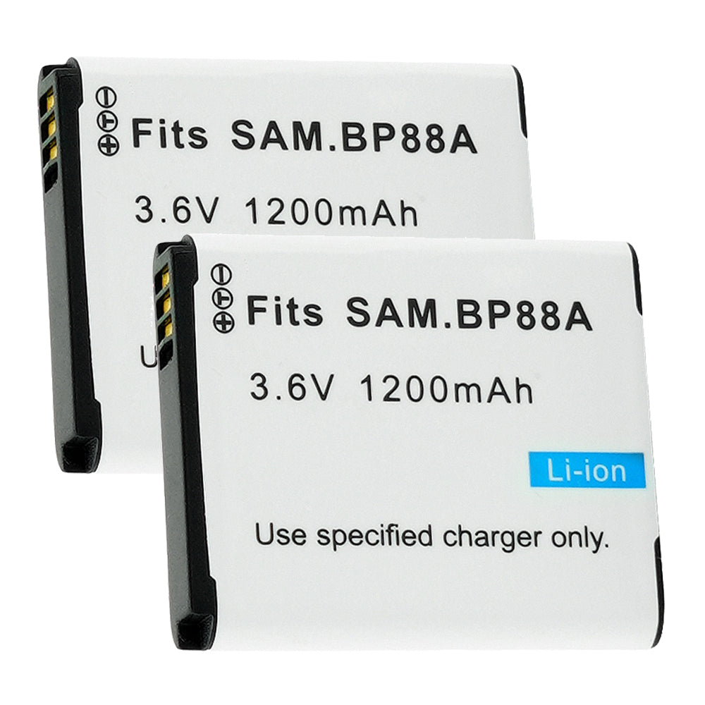 For Samsung BP-88A Battery DV200, DV300, DV300F, DV305, DV305F 1200mAh Camera Batteries