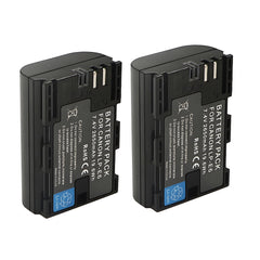 For Canon LP-E6 LPE6 Battery EOS 5DS 6D 60D 2650mAh Camera Batteries