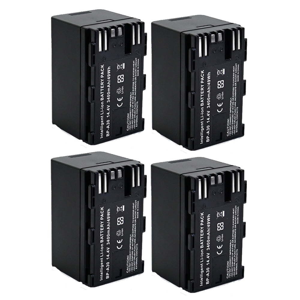 For Canon BP-A30 Battery EOS C200 EOS C700 XF605 3400mAh Camera Batteries