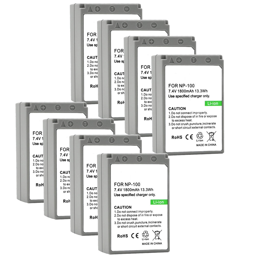 For Casio CNP100 Battery Exilim Pro EX-F1, Casio Exilim Pro EX-F1BK 1800mAh Camera Batteries