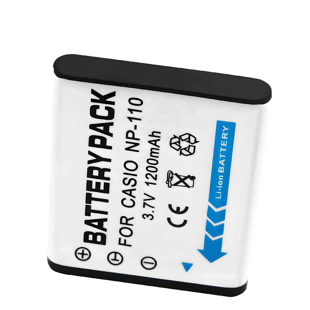 For Casio CNP-160 Battery Exilim EX-ZR20, Exilim EX-FC500S, Exilim EX-ZR501200mAh Camera Batteries