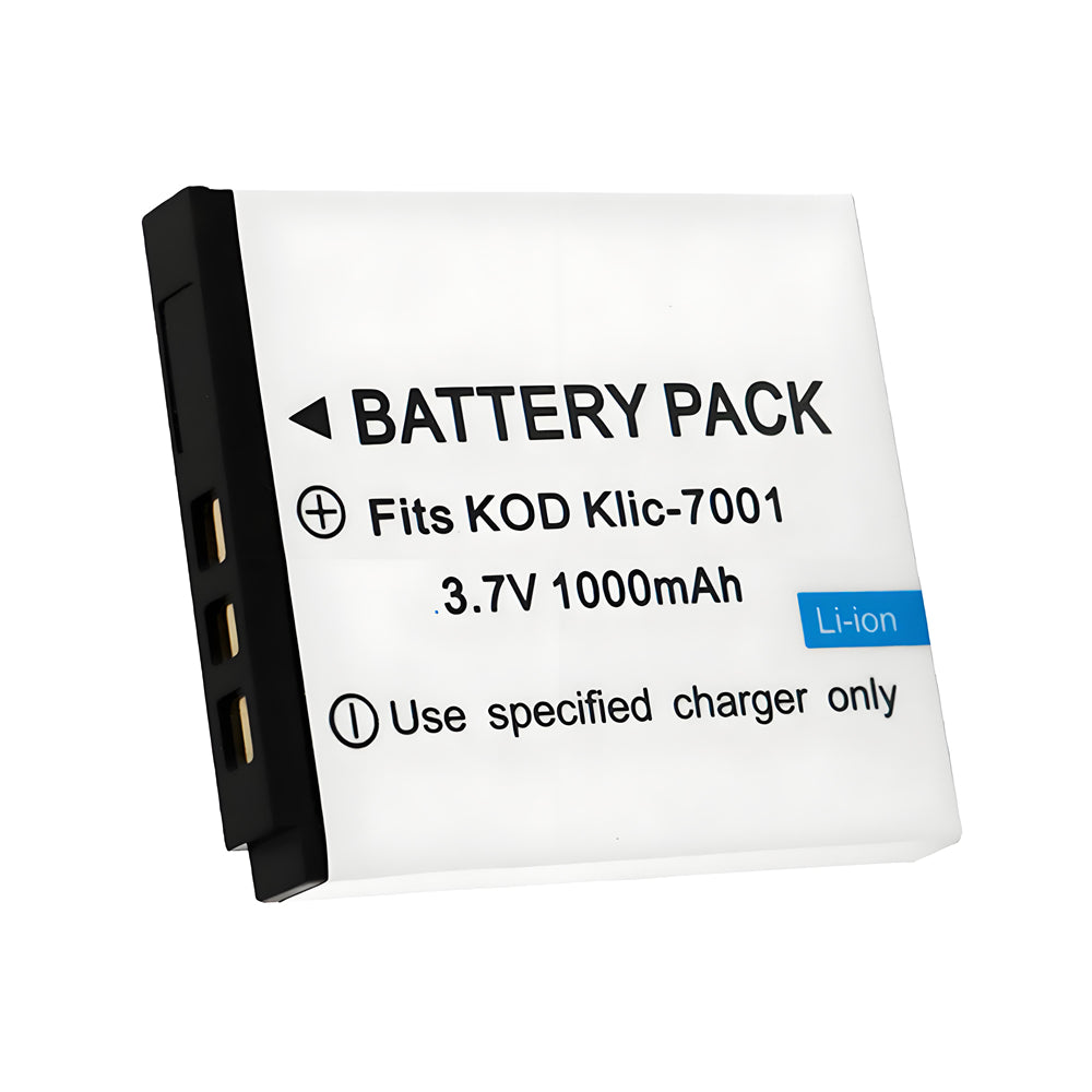 For Kodak Camera Battery KLIC-7001 3.7V 1000mAh Batteries