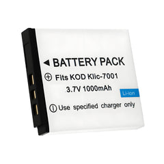For Kodak Camera Battery KLIC-7001 3.7V 1000mAh Batteries