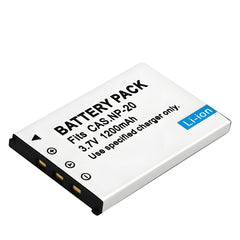 For Casio NP-20 CNP20 Battery Exilim EX-M20 EX-S1 EX-S2 EX-S3 1200mAh Camera Batteries