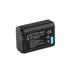 2 Pack Replacement Sony NP-FW50 Battery and Smart LCD Display USB Charger Compatible for Sony ZV-E10, Alpha A6500, A6300, A6000, A7s, A7, A7s Ii, A7s, A5100, A5000, A7r, A7 Ii Camera