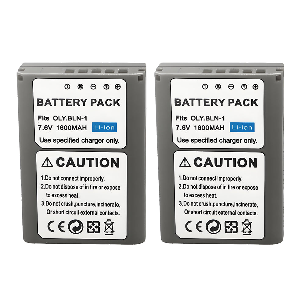 For Olympus BLN-1 Battery M-D E-M1 1600mAh Camera Batteries