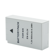 Battery and  USB Charger Compatible with Nikon EN-EL24 ENEL24 EN-EL24a ENEL24a Battery, Nikon MH-31 Charger, Nikon 1 J5 1J5, Nikon DL18-50 DL1850, Nikon DL24-85 DL2485 Digital Camera