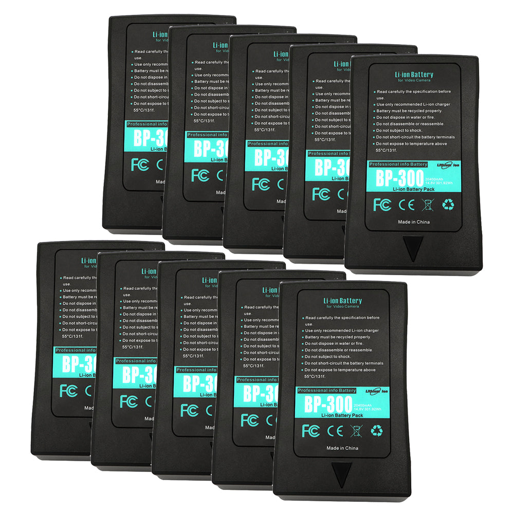 For Sony BP-300W Battery Broadcast Camera V-Mount V-Mount / V-Lock Battery BP-65H 20400mAh Camera Batteries