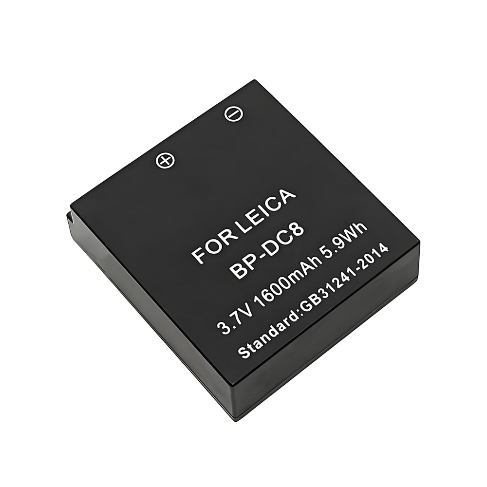 For Leica Camera Battery BP-DC8 3.7V 1600mAh Batteries