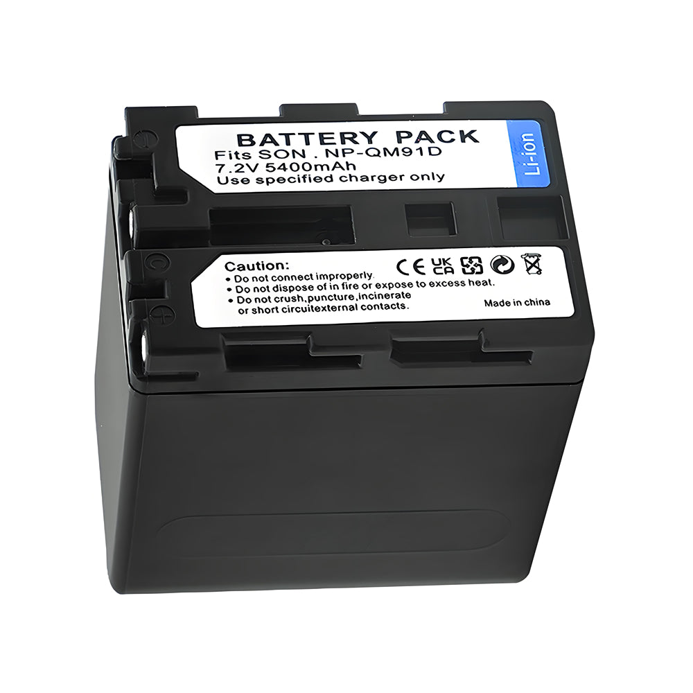 For Sony NP-QM91D Battery CCD-TRV328 338 DCR-DVD300 301 DCR-HC14 5400mAh Camera Batteries