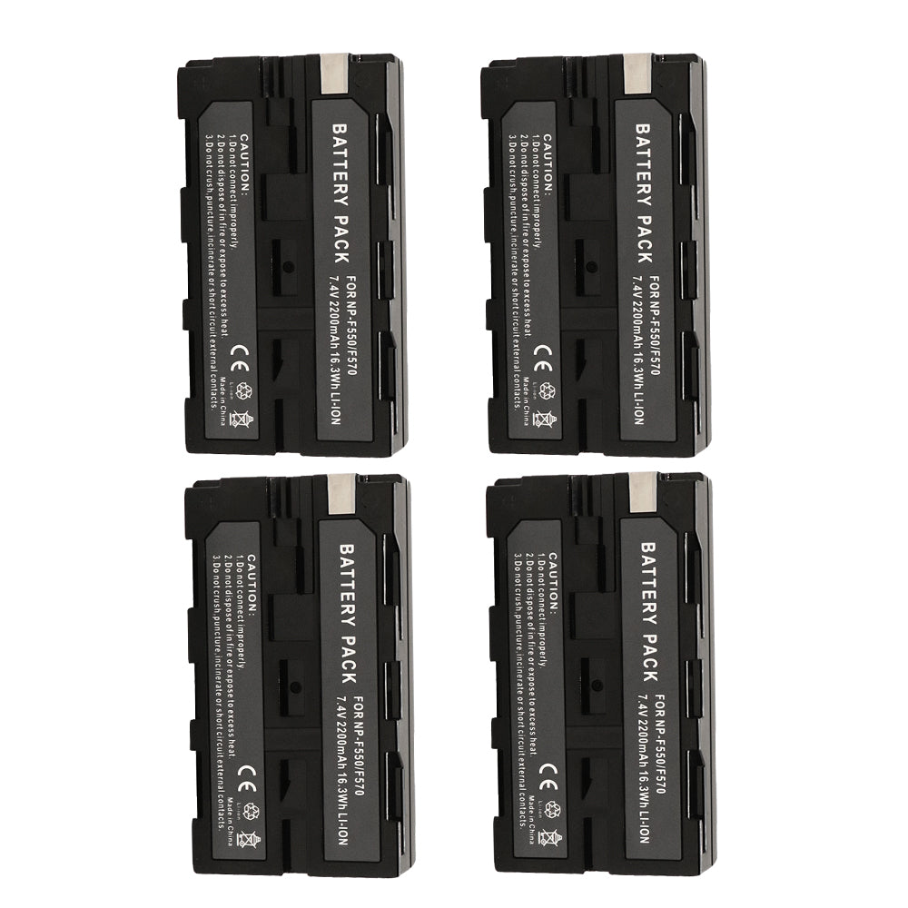 for Sony NP-F970 F750 F550 NP-F550 2200mAh Battery Camera Batteries