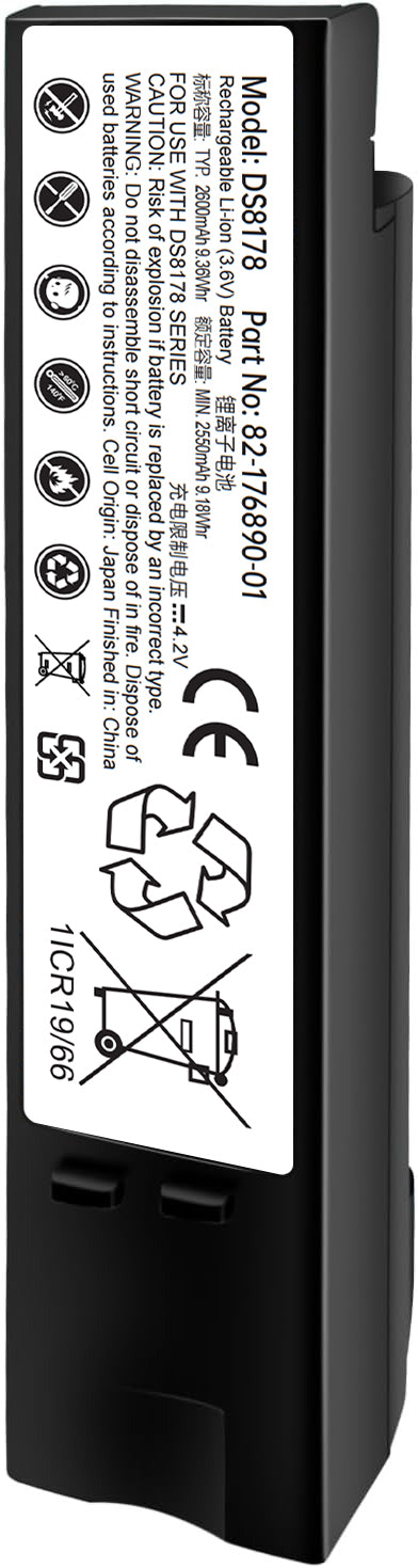 Barcode Scanning Collector Battery for Zebra DS8178 DS8100 DS8170 AS-000231 CR8178-SC