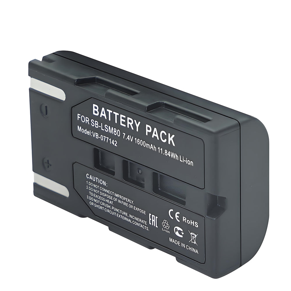 For Samsung SB-LSM80 Battery  SC-D263 SC-D351 SC-D352 SC-D353 SC-D354 1000mAh Camera Batteries