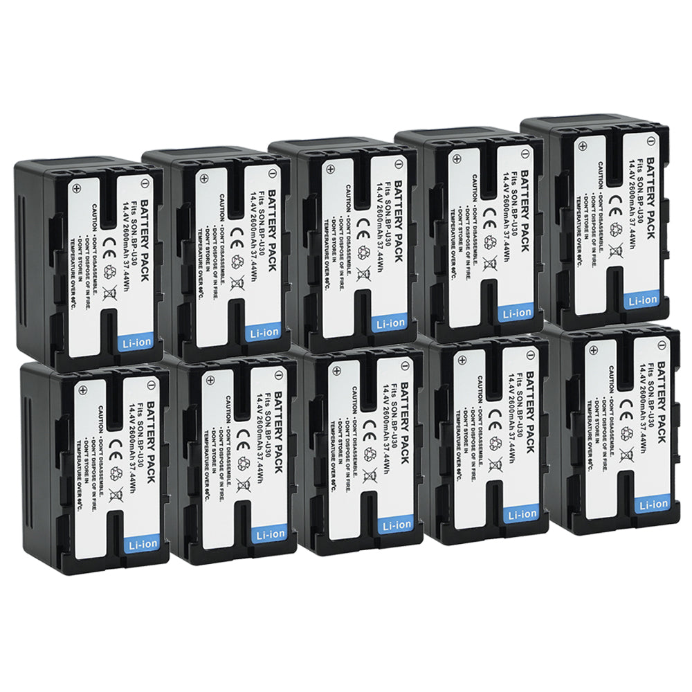 BP-U30 Battery 2600mAh for Sony XDCAM EX, HD422, PHU-60K, ILME-FX6, PXW-FS5 Camera Batteries