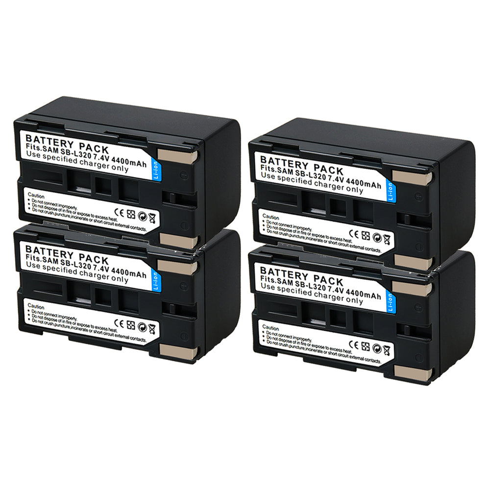 For Samsung SB-L320 Battery SC-L520, SC-L530, SC-L550 SC-L600, SC-L610 4400mAh Camera Batteries