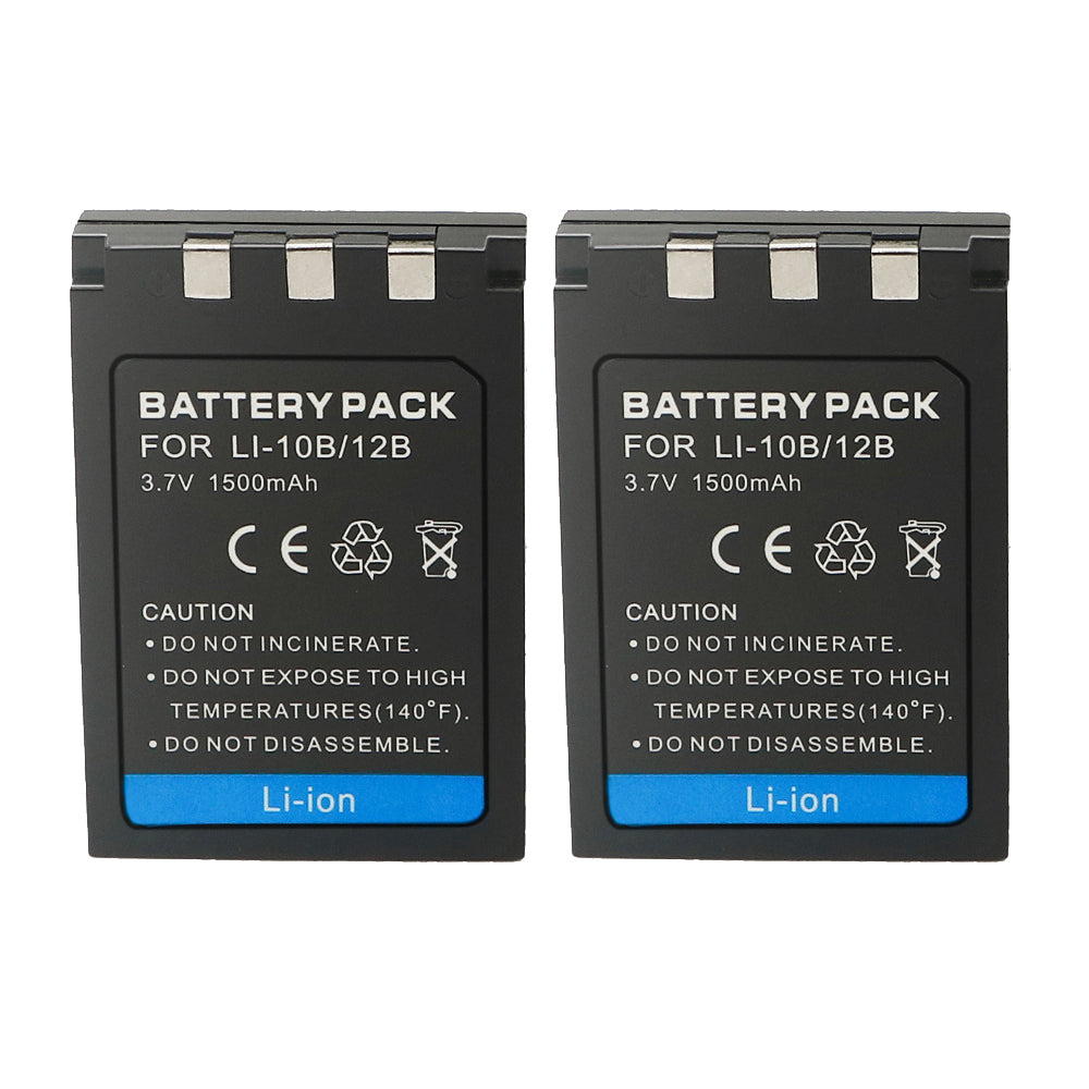 For Olympus Li-10B/12B 500mAh Battery MJU: 10, 15, Batteries