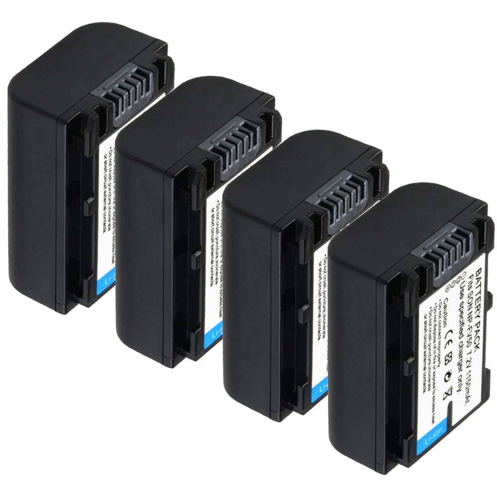 For Sony NP-FV50 Battery Sony Handycam HDR-CX580V 760V HDR-PJ540 650V 1150mAh Camera Batteries