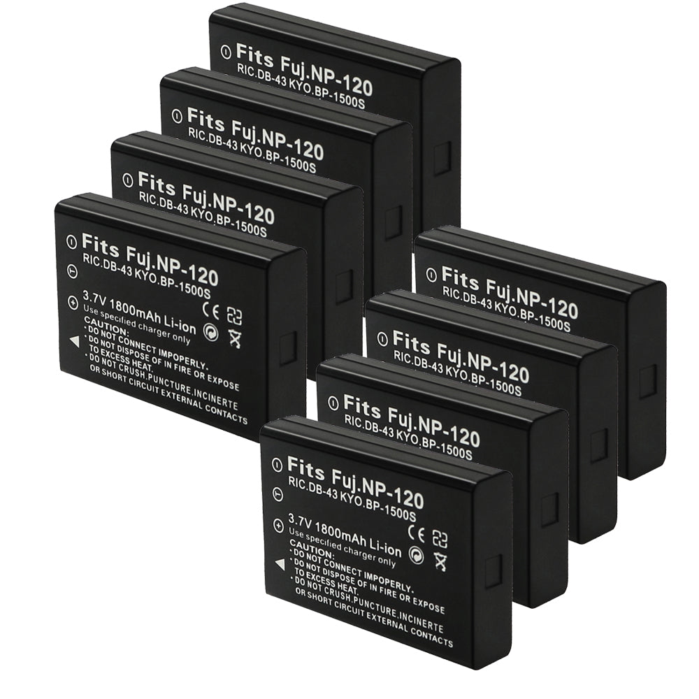 For Fujifilm FNP-120 Battery FinePix 603 MN35Z 20MP 35X Camera Batteries