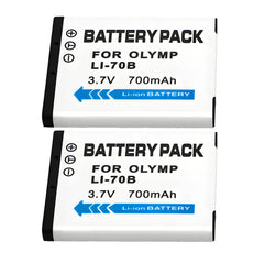 For Olympus Li-70B Battery VG120 Camera 3.7V 700mAh Batteries