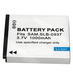 For Samsung SLB-0937 Battery SAC-47 CL5, CL50, CL80, I8, Digimax L730, L735,L830, NV4, NV33, ST10 1000mAh Camera Batteries
