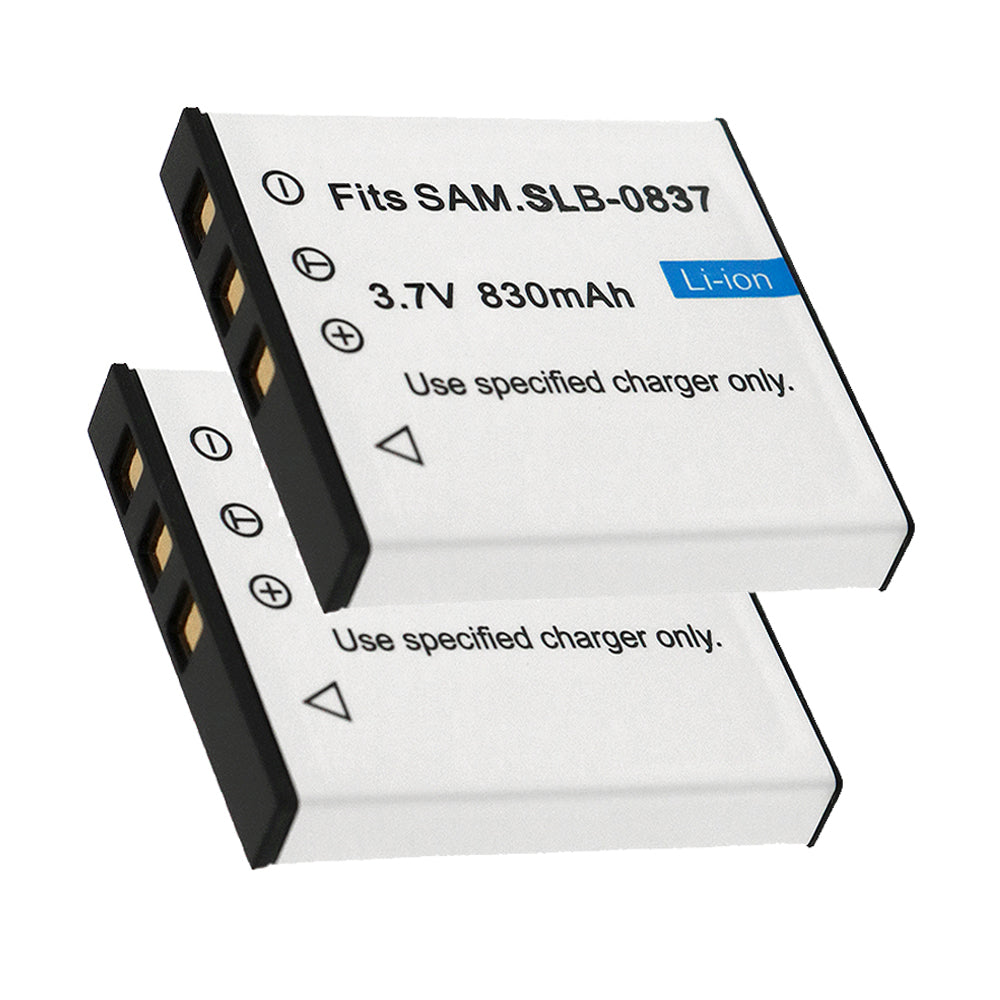 For Samsung SLB-0837 Battery Digimax i6 Digimax L50 Digimax L60 Digimax L73 Digimax L80 830mAh Camera Batteries