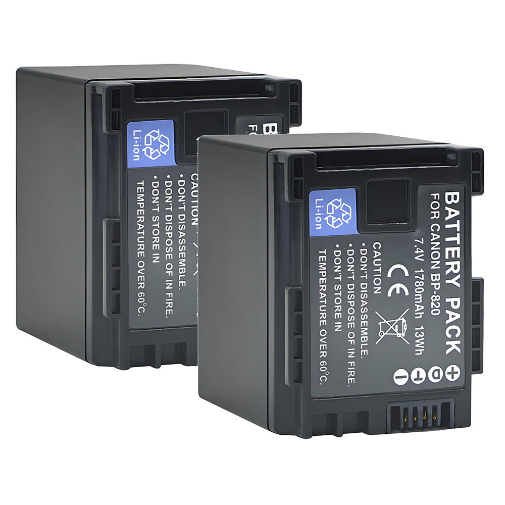 For Canon BP-820 Battery XA10 VIXIA HF G21 XF400 1780mAh Camera Batteries