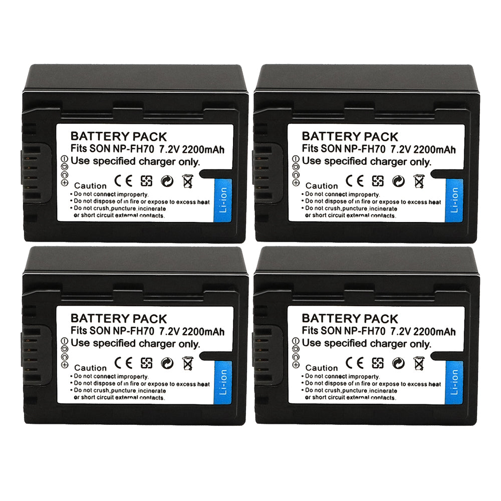 For Sony NP-FH70 H Series Battery DCR-DVD650 SR42 SR45 DCR-HC20 DCR-HC21 DCR-HC22 2200mAh Camera Batteries