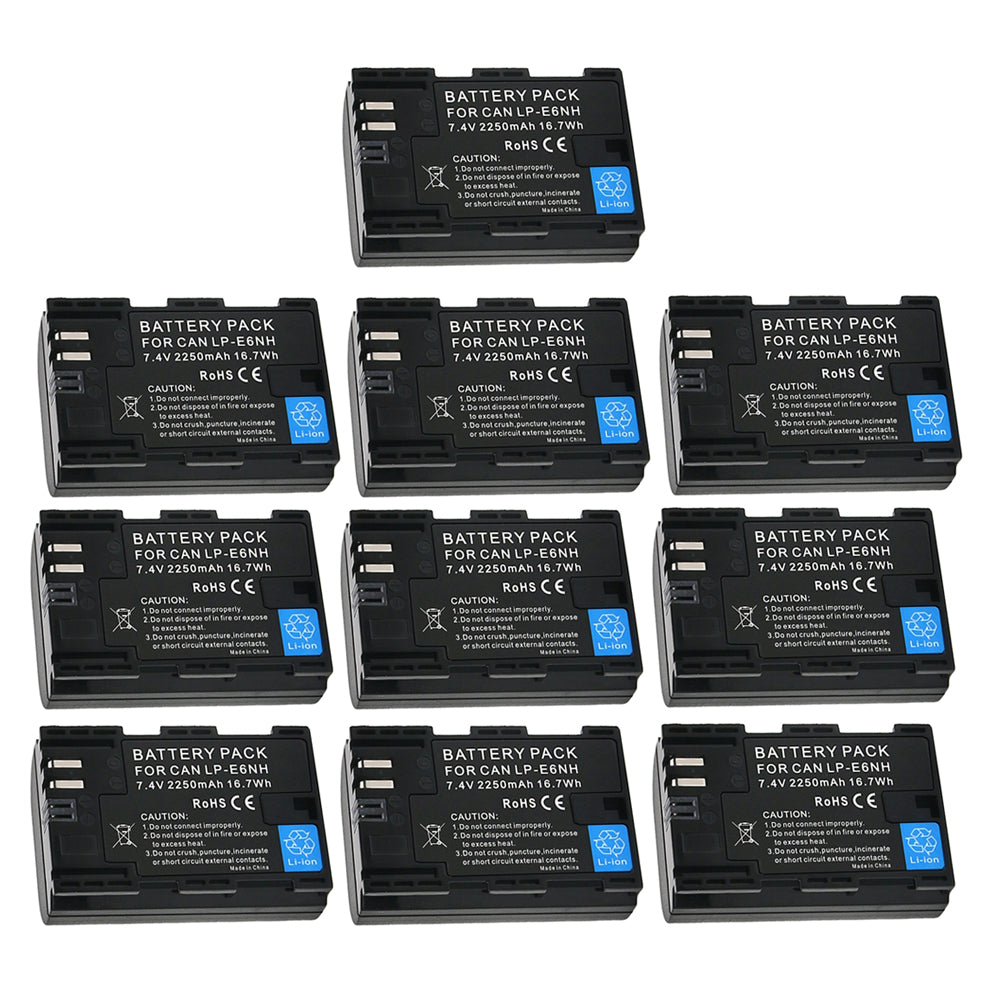For Canon LP-E6H Pro Battery EOS 5DS 6D 60D 90D 2800mAh Camera Batteries