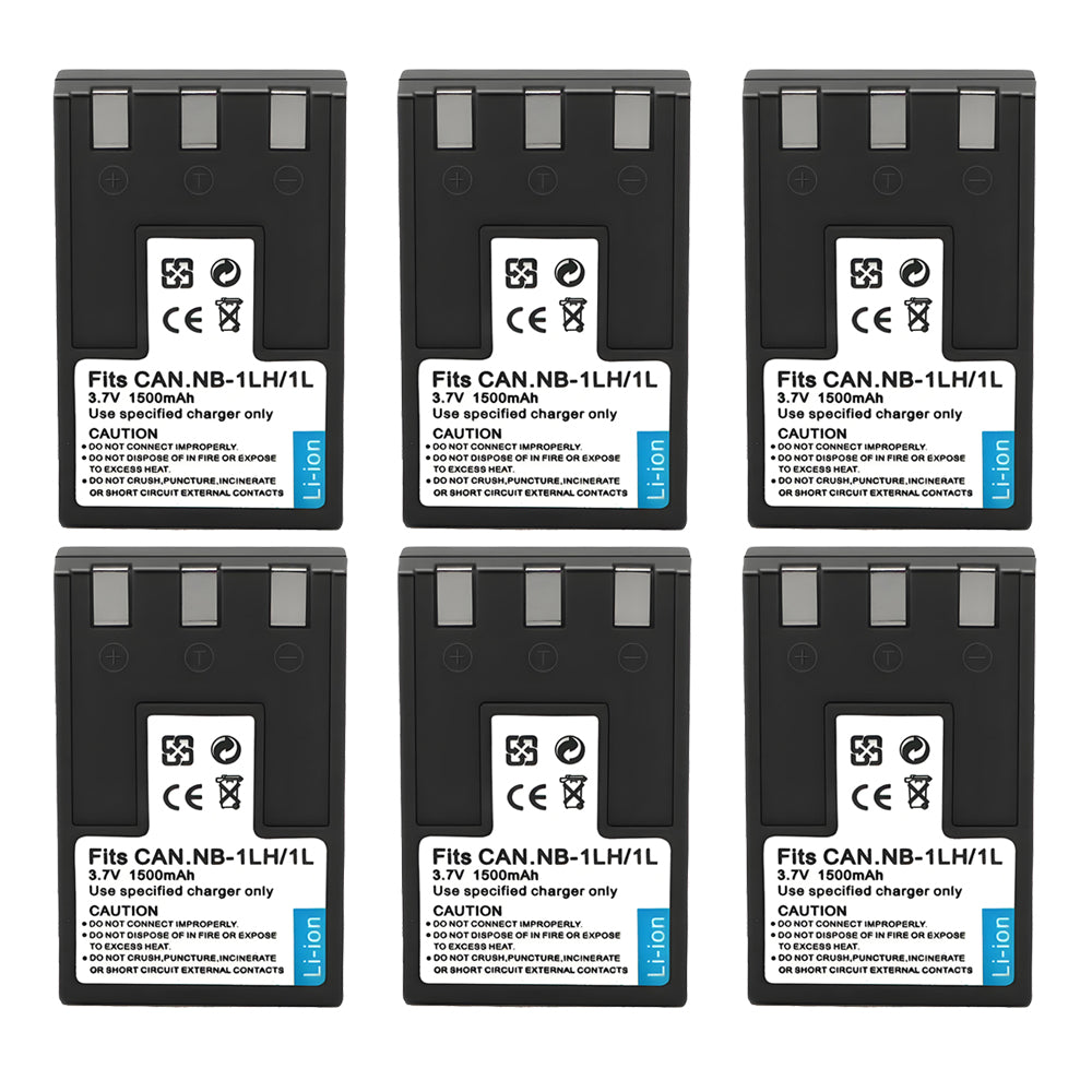 For Canon NB-1LH Battery  NB-1L S200 S230 S300 S330 S400 S410 S500 1500mAh Camera Batteries