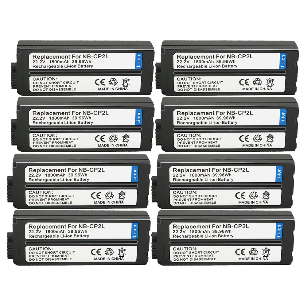 For Canon NB-CP2L Battery SELPHY CP100 HP Photosmart A716 Printer 1800mAh Camera Batteries