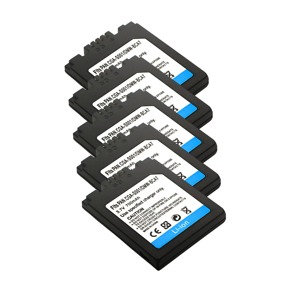 For Panasonic CGA-S001 Battery DMC-FX1GC-A, DMC-FX1GC-D, DMC-FX1GC-G 700mAh Camera Batteries