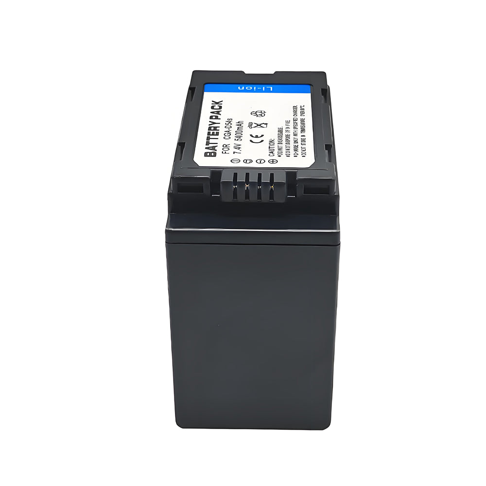 For Panasonic CGR-D54S CGA-D54S Battery AG-HPX250 AG-HPX255 HDC-Z10000 NV-DS29 NV-DS30 NV-DS50 NV-GX7 5400mAh Camera Batteries