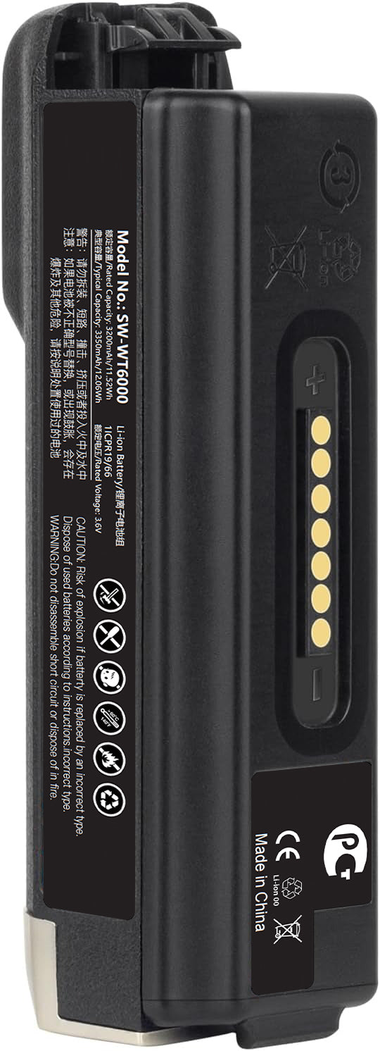 Barcode Scanner Battery for Zebra WT6000 RS6000 WT6300 WT60A0 RS60B0 BTRY-NWTRS-33MA-02 BT000262A01