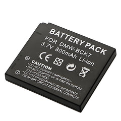 For Panasonic DMW-BCK7 Battery Lumix DMC-FH25 DMC-FH27 DMC-FP5 800mAh Camera Batteries