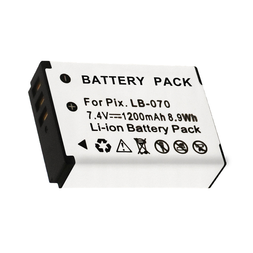 For Kodak Camera Battery LB-070 7.4V 1200mAh Batteries