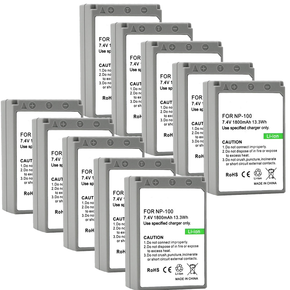 For Casio CNP100 Battery Exilim Pro EX-F1, Casio Exilim Pro EX-F1BK 1800mAh Camera Batteries