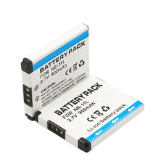 Replacement NB-11L Lithium-Ion Battery and Charger for Canon Powershot Cameras  VIV-CB-11LH Li-On Battery for Canon NB-11LH 900Mah (Black) (Pack of 2)