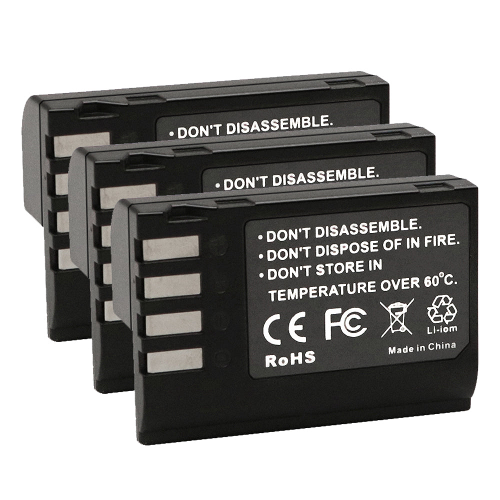 For Panasonic DMW-BLK22 Battery Lumix DC-S9, DC-G9, DC-S5, DC-S5 II, DC-S5 IIX, GH5 II, GH6, S5II, S5IIX 2200mAh Camera Batteries