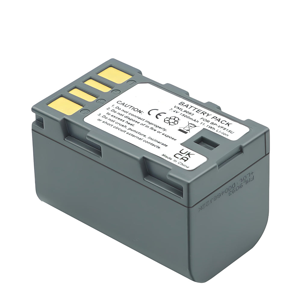 For JVC BN-VF815 Battery GZ-HD300AC, GZ-HD300AEK 1500mAh Camera Batteries