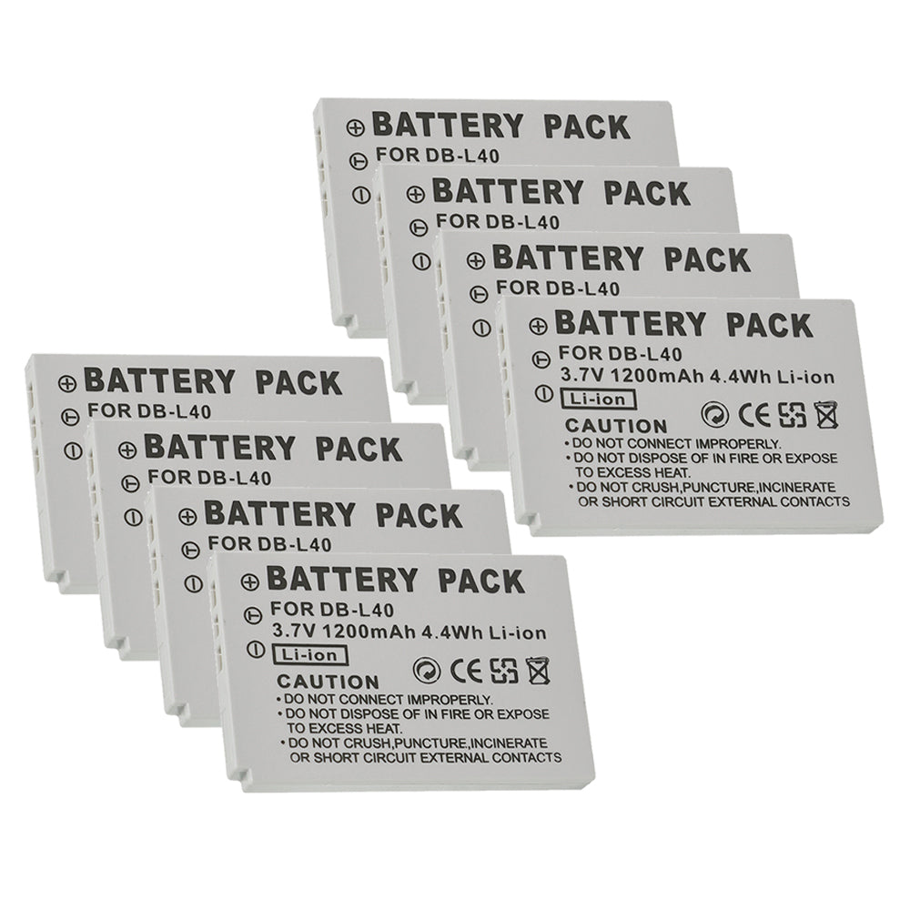 For Sanyo Camera Battery DB-L40 3.7V 1200mAh Batteries