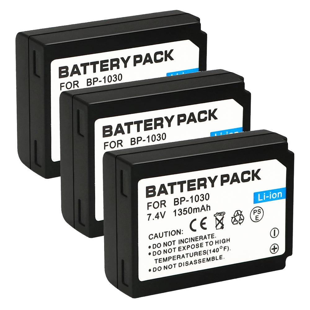 For Samsung BP-1030 BP 1130 Battery NX200 NX210 NX300 NX300M NX500 NX1000 1350 MAh Camera Batteries
