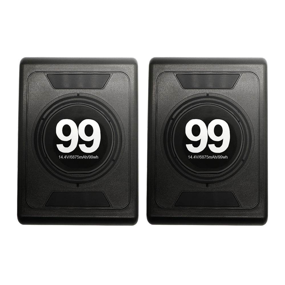 For Sony BP-99W Battery Moman Power99 Grey V-Lock Dual D-TAP&USB 10200mAh Camera Batteries