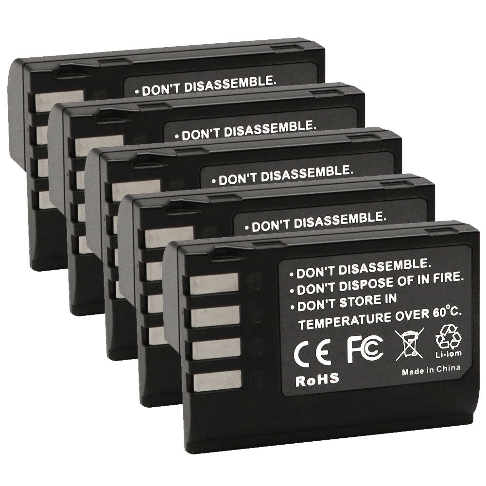 For Panasonic DMW-BLK22 Battery Lumix DC-S9, DC-G9, DC-S5, DC-S5 II, DC-S5 IIX, GH5 II, GH6, S5II, S5IIX 2200mAh Camera Batteries