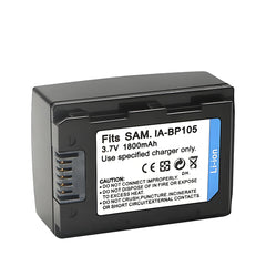 For Samsung IA-BP105R Battery HMX-F80, HMX-F90, HMX-F800, HMX-F900, SMX-F50, SMX-F53, SMX-F54, SMX-F500 1100mAh Camera Batteries