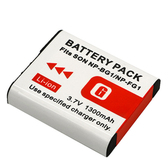 Battery X2 + Slim USB Charger for Sony NP-BG1 NP-FG1 Battery Sony Cybershot DSC-HX5V, DSC-HX9V, DSC-W30, DSC-W35, DSC-W50, DSC-W55, DSC-W70, DSC-W80, DSC-W290, DSC-H10, H20, H50, H55, H70, H90