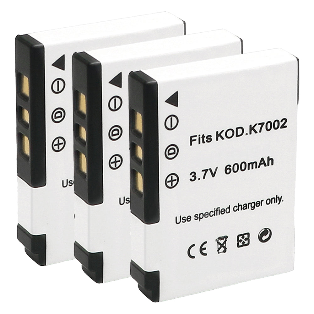 For Kodak Camera Battery KLIC-7002 3.7V 600mAh Batteries