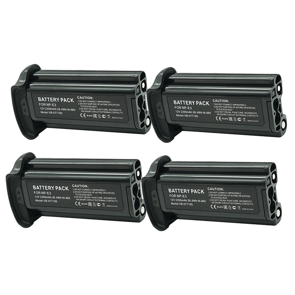 For Canon NP-E3 Battery EOS 1D 1D Mark II 2200mAh Camera Batteries