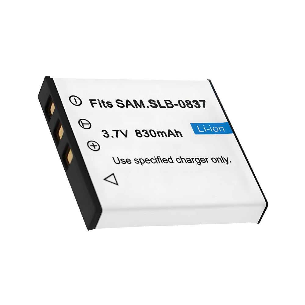 For Samsung SLB-0837 Battery Digimax i6 Digimax L50 Digimax L60 Digimax L73 Digimax L80 830mAh Camera Batteries
